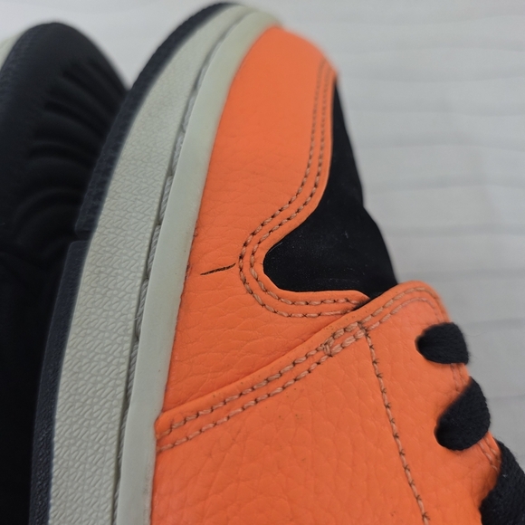 Air Jordan 1 Mid 'Black Cone' Pre-Owned Sneakers Shoes 554724-062 Mens Size 11.5 - Picture 9 of 16